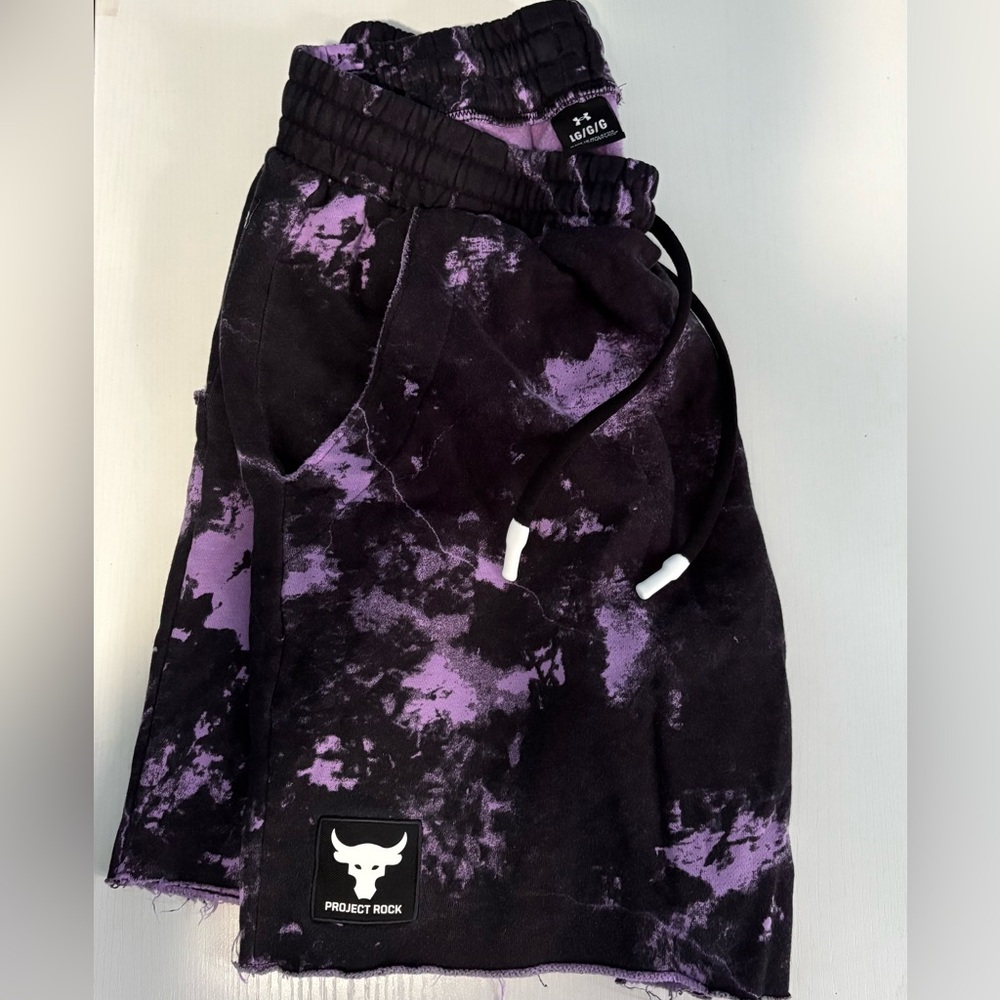 Under Armour Men's Athletic Shorts in Purple and Black